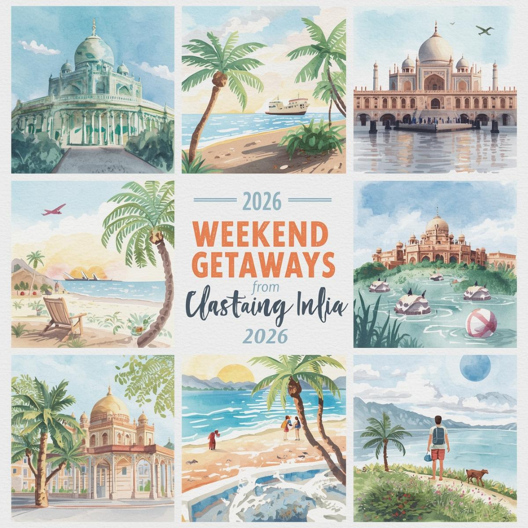 Weekend Getaways from India with Direct Flights in 2026